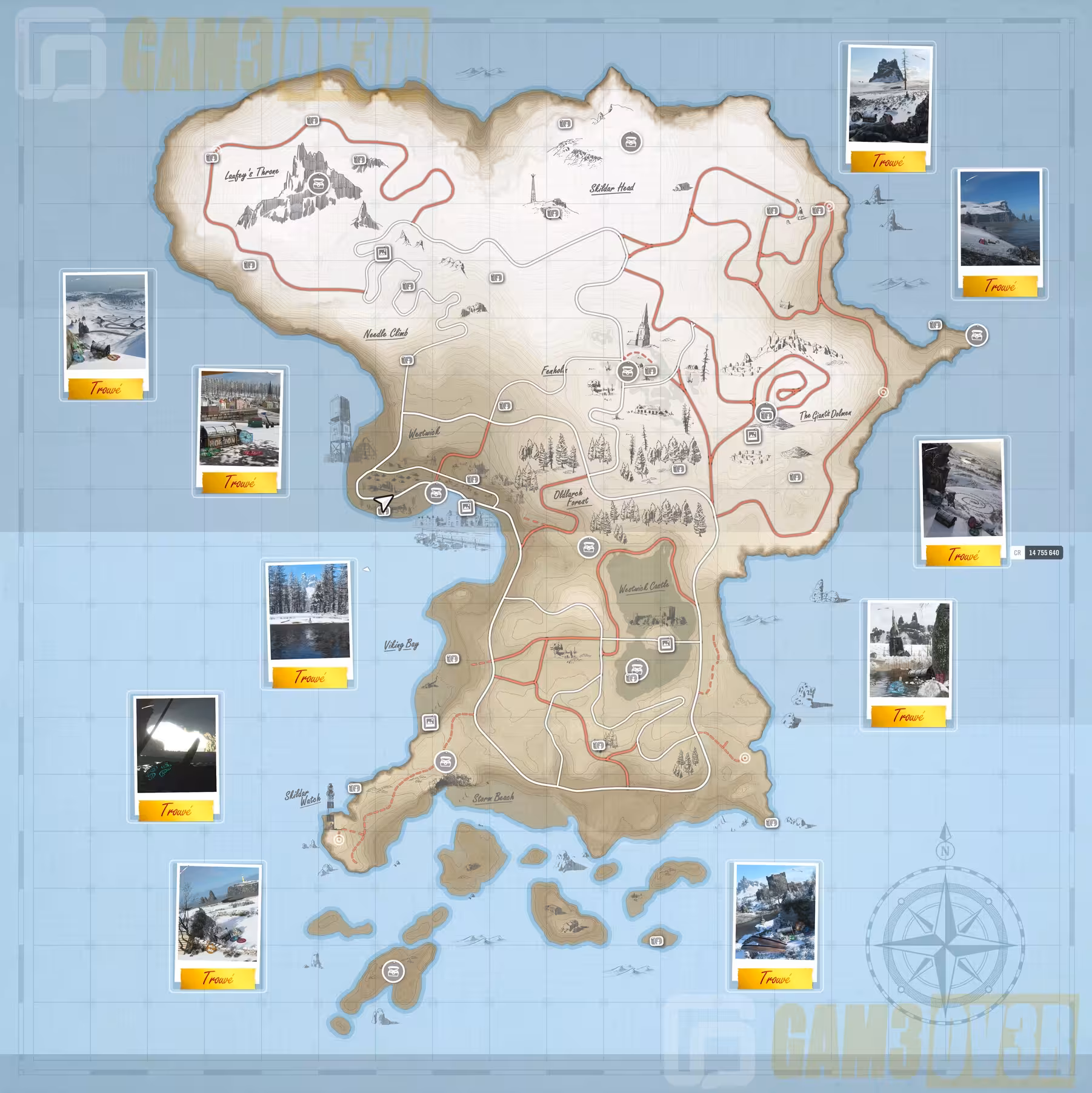 Carte FH4 Fortune Island