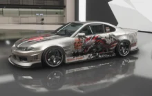 Nissan Silvia Spec‑R Gam3 Ov3r – Livrée Dragon & Setup Drift 6 rapports